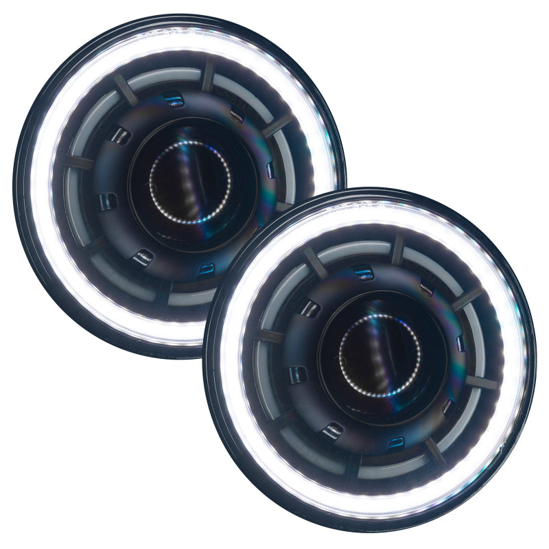 ORACLE Lighting 0718 Jeep Wrangler JK Oculus 7in ColorSHIFT Bi-LED Projector Headlights
