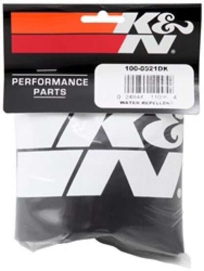 K&N Air Filter Wrap - Black - 4.313in Base ID x 4.75in Top ID x 6.75in H