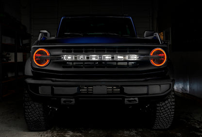 Oracle 2021 Ford Bronco DRL Upgrade w/ Halo Kit - ColorSHIFT w/ Simple Controller