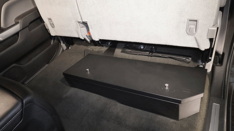 Tuffy Underseat Lockbox 2/3 Length W/ Keyed Lock For Chevrolet Silverado & Gmc Sierra
