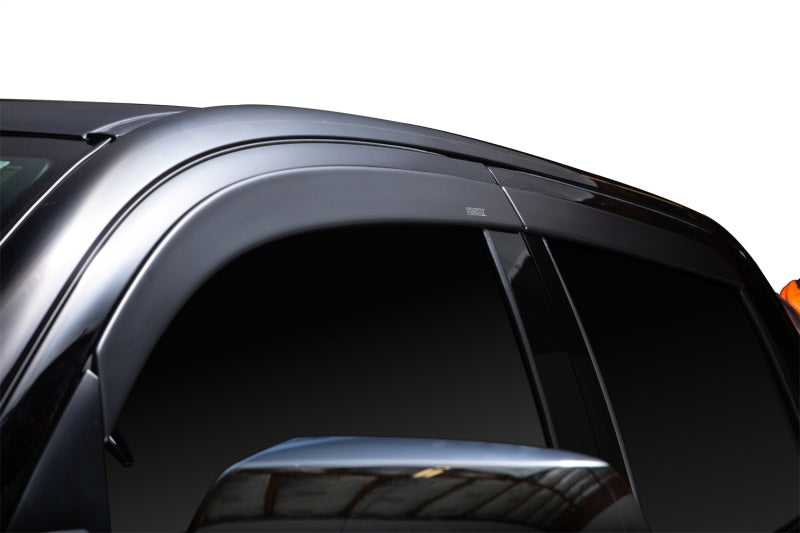 Husky Liners 05-15 Toyota Tacoma CC/DC Ventvisor Low Profile 4pc - Matte Black