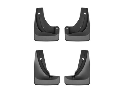 WeatherTech 24-26 Hyundai Santa Fe Front & Rear Mudflaps - Black