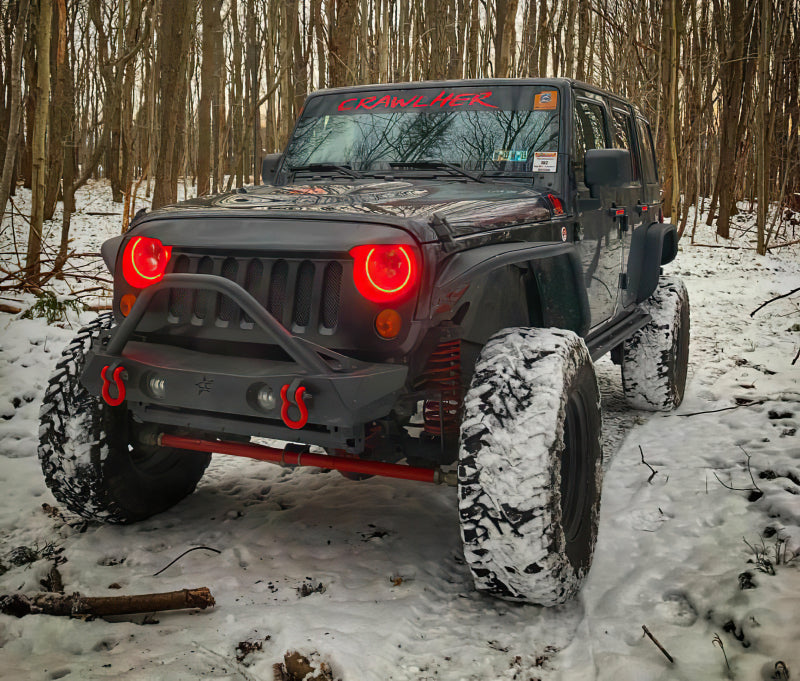 Oracle Jeep Wrangler 07-17 Halo Kit - ColorSHIFT w/ 2.0 Controller