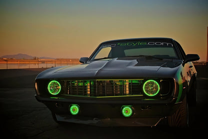 Oracle Pre-Installed Lights 7 IN. Sealed Beam - ColorSHIFT Halo