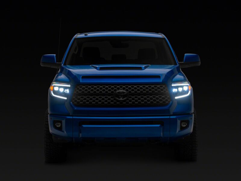 Raxiom 14-21 Toyota Tundra CXR Series LED Headlights- Black Housing- Clear Lens