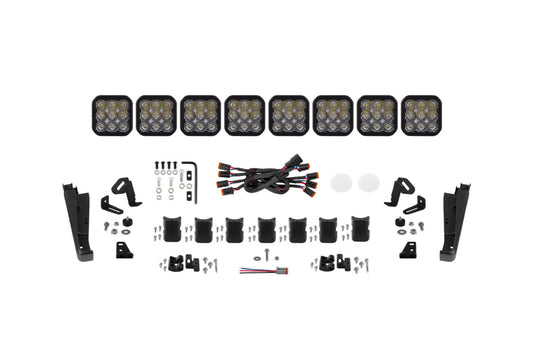 Diode Dynamics Kuat DEK 54in Wide Upgrade Kit 8-Pod SS5 Sport - White Driving