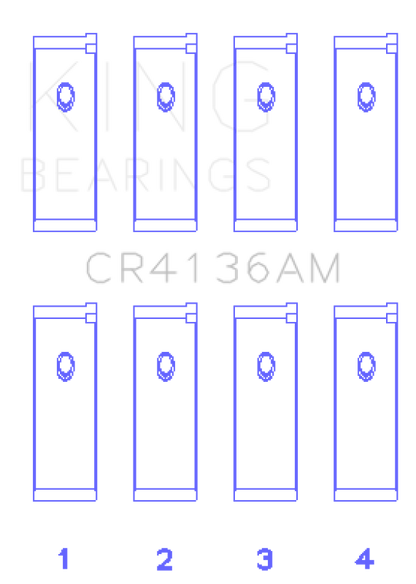 King Engine Bearings 91-02 Nissan SR20DE L4 DOHC 16 Valves (Size STD) Rod Bearing Set