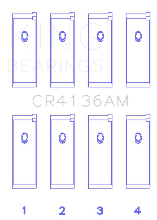 King Engine Bearings 91-02 Nissan SR20DE L4 DOHC 16 Valves (Size STD) Rod Bearing Set