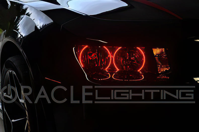 Oracle Chevy Camaro Non-RS 14-15 Dual Halo Kit Round Style - ColorSHIFT w/ BC1 Controller