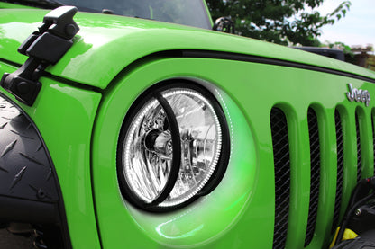 Oracle Jeep Wrangler JK 07-17 LED Waterproof Halo Kit - ColorSHIFT w/ BC1 Controller