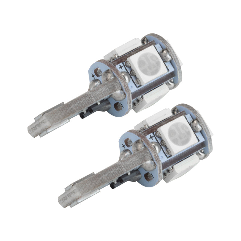 Oracle T10 5 LED 3 Chip SMD Bulbs (Pair) - Blue