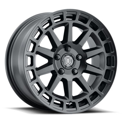 ICON Journey 17x8 / 5x100 / 38 mm / 6in BS Satin Black Wheel
