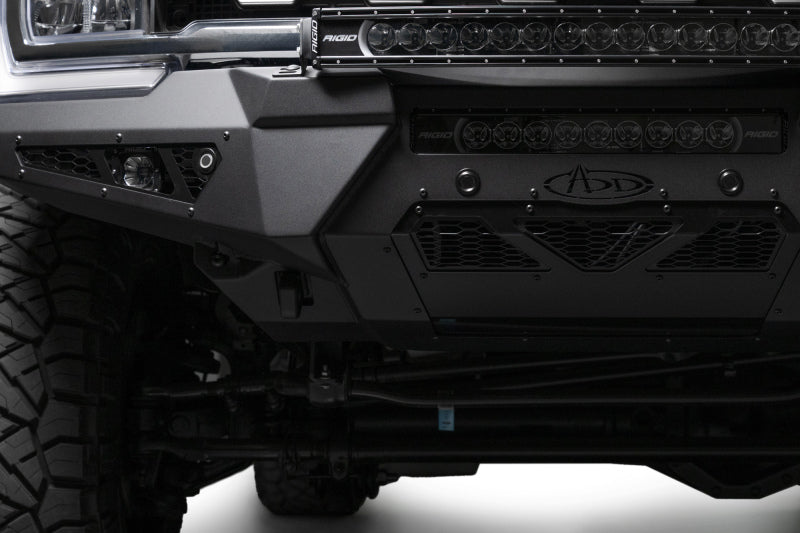 Addictive Desert Designs 2023+ Ford Super Duty HoneyBadger Front Bumper w/ Top Hoop