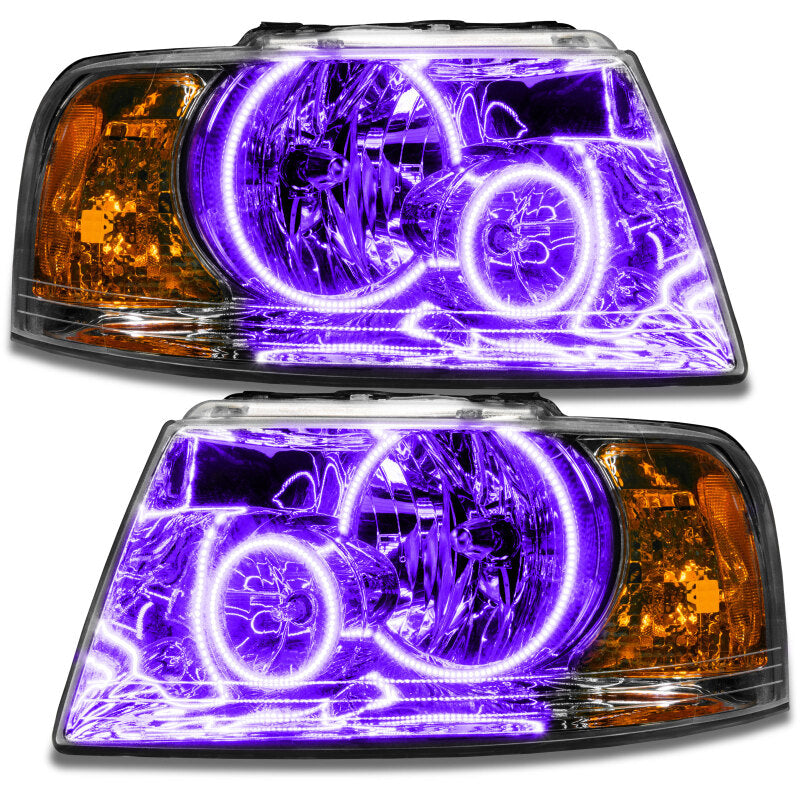 Oracle 03-06 Ford Expedition SMD HL - Chrome - ColorSHIFT w/ 2.0 Controller