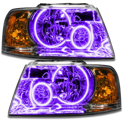 Oracle 03-06 Ford Expedition SMD HL - Chrome - ColorSHIFT w/ 2.0 Controller