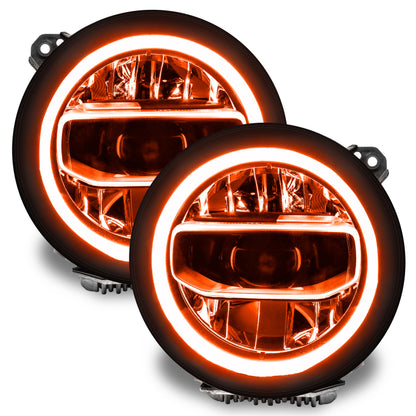 Oracle Jeep Wrangler JL/JT RGB+W Headlight DRL Kit - ColorSHIFT w/ Simple Controller