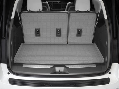 WeatherTech 20-25 Hyundai Telluride Behind Seating w/Bumper Protector SeatBack Cargo Liner - Grey