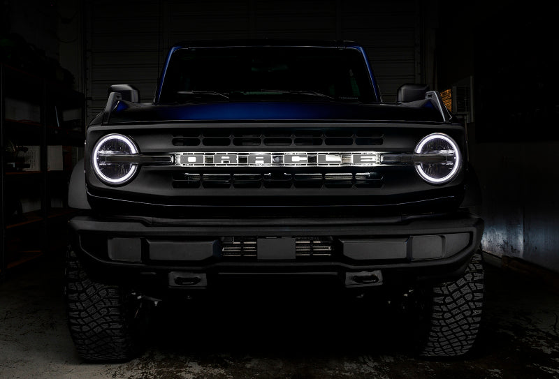 Oracle 2021 Ford Bronco DRL Upgrade w/ Halo Kit - ColorSHIFT w/ Simple Controller