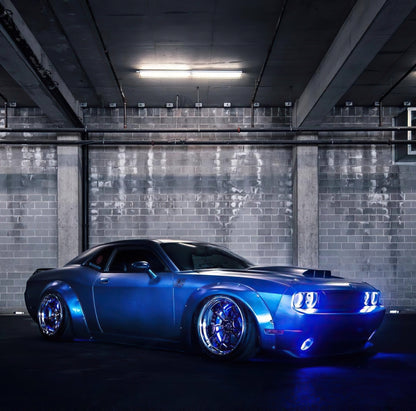 Oracle Dodge Challenger 08-14 Halo Kit (NonProjectorHL) - ColorSHIFT w/ Simple Controller