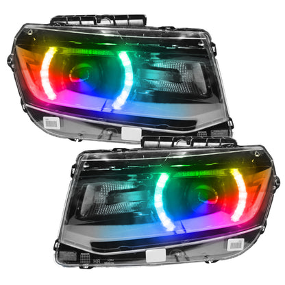 Oracle 14-15 Chevy Camaro RS Headlight DRL Upgrade Kit - ColorSHIFT w/ BC1 Controller