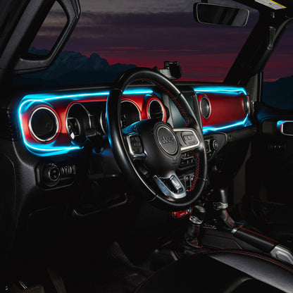 ORACLE Lighting Jeep Wrangler JL / Gladiator JT ColorSHIFT Fiber Optic LED Interior Kit