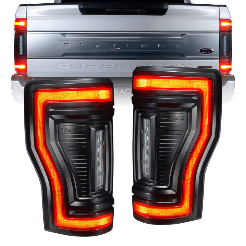 Oracle Lighting 17-22 Ford F-250/350 (Black Series) Flush Mount LED Tail Lights