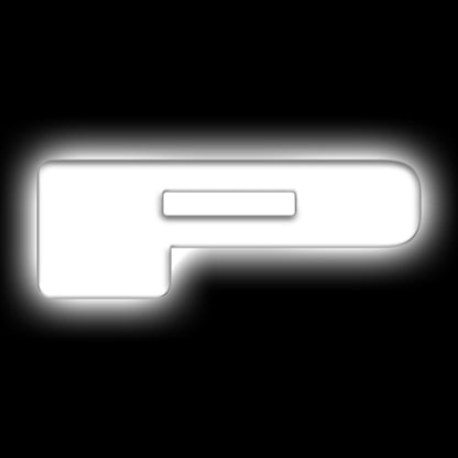 ORACLE Lighting Universal Illuminated LED Letter Badges - Matte Wht Surface Finish - P