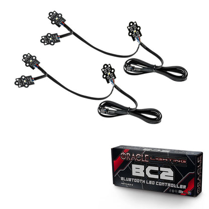 Oracle 19-21 Chevy Silverado 1500 RGB+W Headlight DRL Kit - ColorSHIFT w/ BC1 Controller