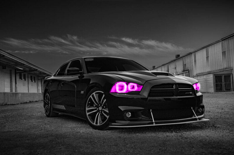 Oracle 11-14 Dodge Charger Dynamic Headlight Halo Kit - ColorSHIFT - Dynamic