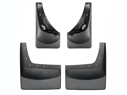 WeatherTech 01-07 Ford F250/F350/F450/F550 No Drill Mudflaps - Black