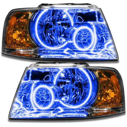 Oracle 03-06 Ford Expedition SMD HL - Chrome - ColorSHIFT w/ 2.0 Controller