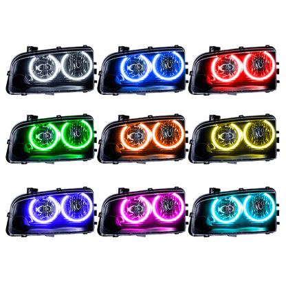 Oracle Dodge Charger 05-10 Halo Kit - ColorSHIFT w/ BC1 Controller
