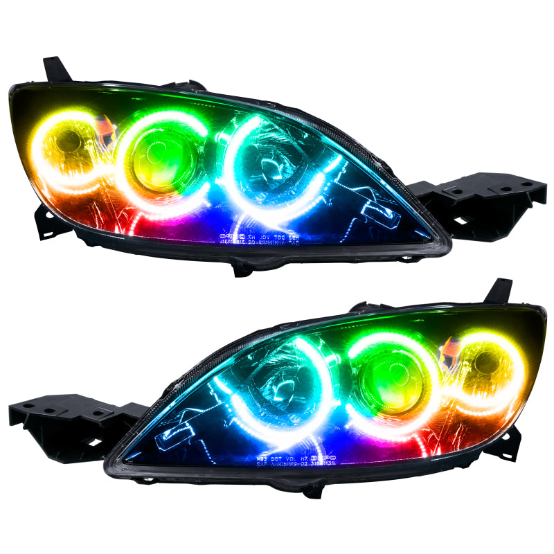 Oracle Mazda 3 04-09 Halo Kit - ColorSHIFT w/o Controller