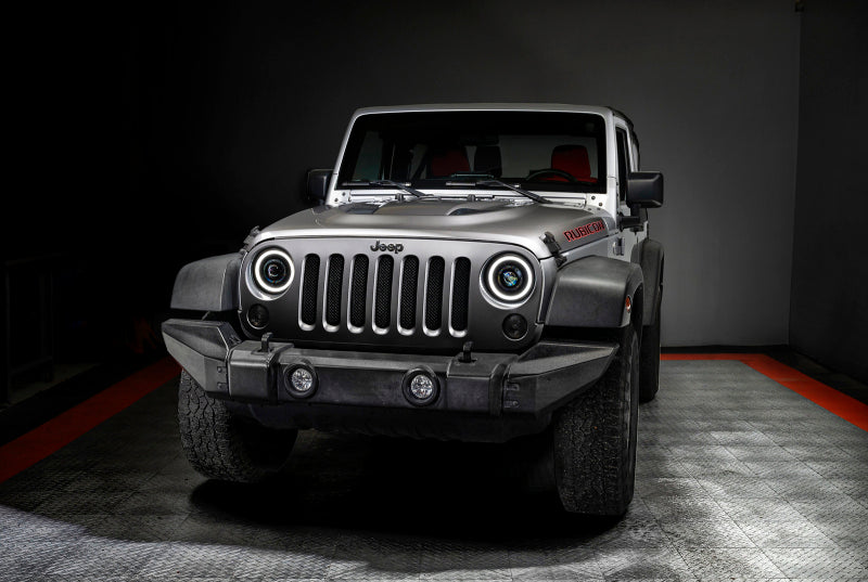ORACLE Lighting 0718 Jeep Wrangler JK Oculus 7in Switchback Bi-LED Projector Headlights