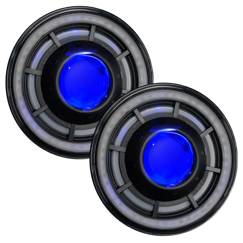ORACLE Lighting 0718 Jeep Wrangler JK Oculus 7in ColorSHIFT Bi-LED Projector Headlights