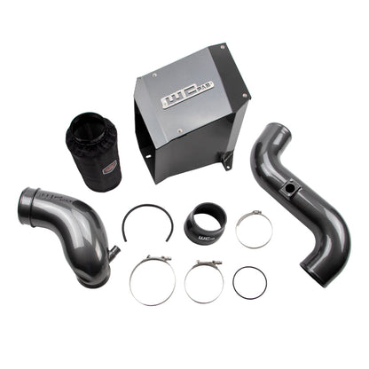 Wehrli 2004.5-2005 LLY Duramax 4in Intake Kit with Air Box Stage 2 Gloss Black