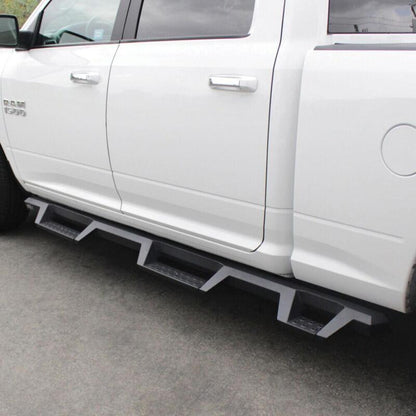 Westin 10-18 Dodge Ram Crew Cab 5ft & 6ft Bed HDX Drop Wheel-To-Wheel Nerf Step Bars - Text. Blk