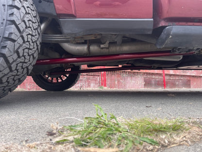Wehrli 99-10 Ford / 94-22 RAM Univ ECLB/CCLB 68in. Traction Bar Kit - Bengal Red