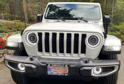Oracle Jeep Wrangler JK/JL/JT High Performance W LED Fog Lights - Red