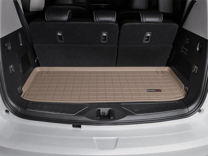 WeatherTech 25-26 Infiniti QX80 Behind 2nd Row Cargo Liners - Tan