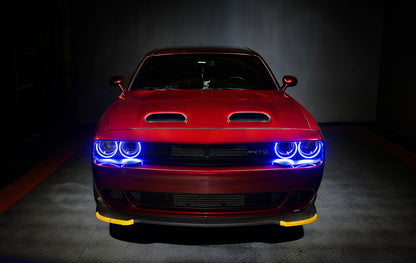 Oracle Dodge Challenger 15-21 LED Waterproof Halo Kit - ColorSHIFT