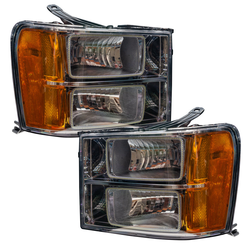 Oracle 07-13 GMC Sierra SMD HL - Square Ring Design - ColorSHIFT