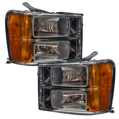 Oracle 07-13 GMC Sierra SMD HL - Square Ring Design - ColorSHIFT w/o Controller