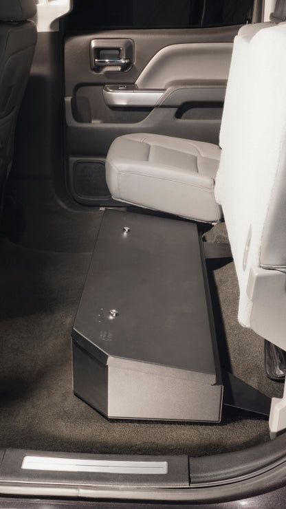 Tuffy Underseat Lockbox 2/3 Length W/ Keyed Lock For Chevrolet Silverado & Gmc Sierra