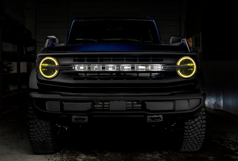 Oracle 2021 Ford Bronco DRL Upgrade w/ Halo Kit - ColorSHIFT w/ Simple Controller