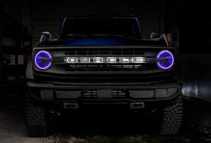 Oracle 2021 Ford Bronco DRL Upgrade w/ Halo Kit - ColorSHIFT w/ No Controller