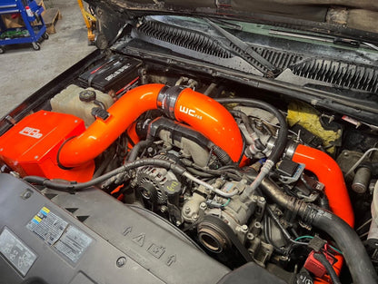 Wehrli 04.5-05 Duramax LLY 4in Stage 2 Intake Kit - Brizzle Blue