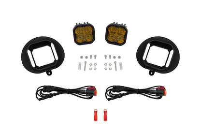 Diode Dynamics SS3 Sport Type DR Kit ABL Yellow SAE Fog
