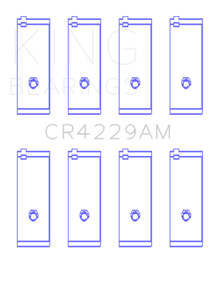 King Engine Bearings Toyota 1E/2E (1.3L) (Size STD) Performance Rod Bearing Set