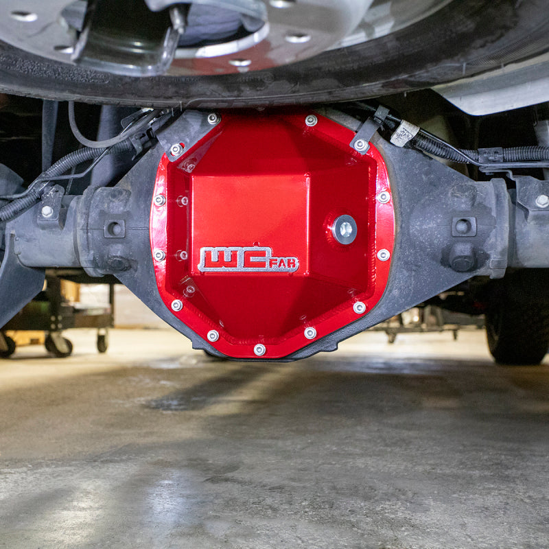 Wehrli 20-24 GM Duramax - 19-22 Ram HD Rear Differential Cover - Candy Red